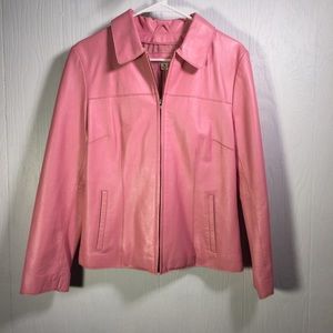 WILSON’S pink real leather jacket